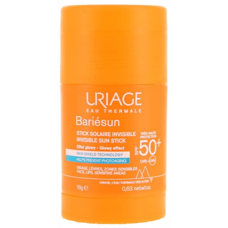 Урьяж Невидимый солнцезащитный стик SPF50+ для всей семьи, (Uriage, Bariesun