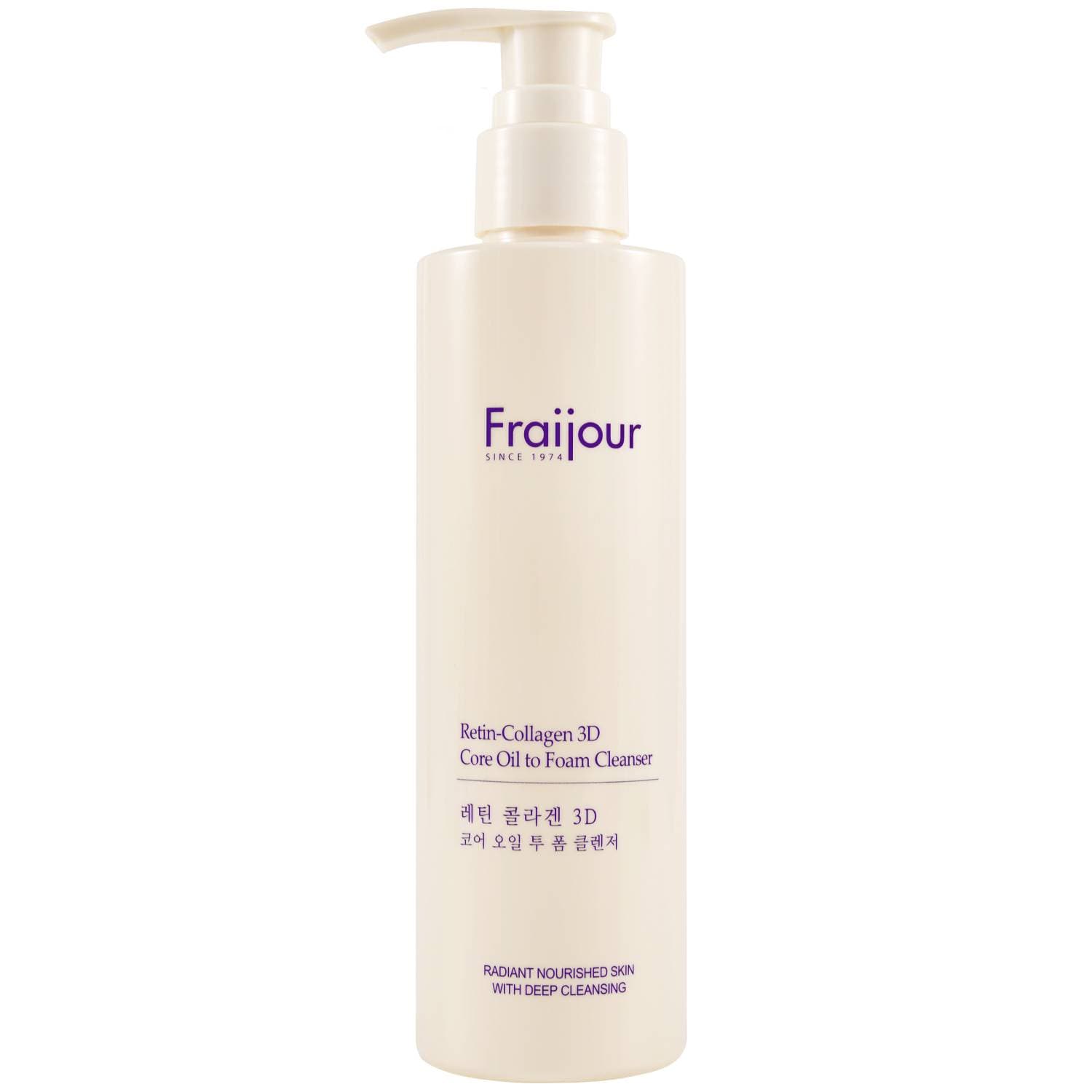 Фрайжур Очищающая пенка-гель с коллагеном для умывания 3D Core Cleansing Foam, (Fraijour, Retin-Collagen