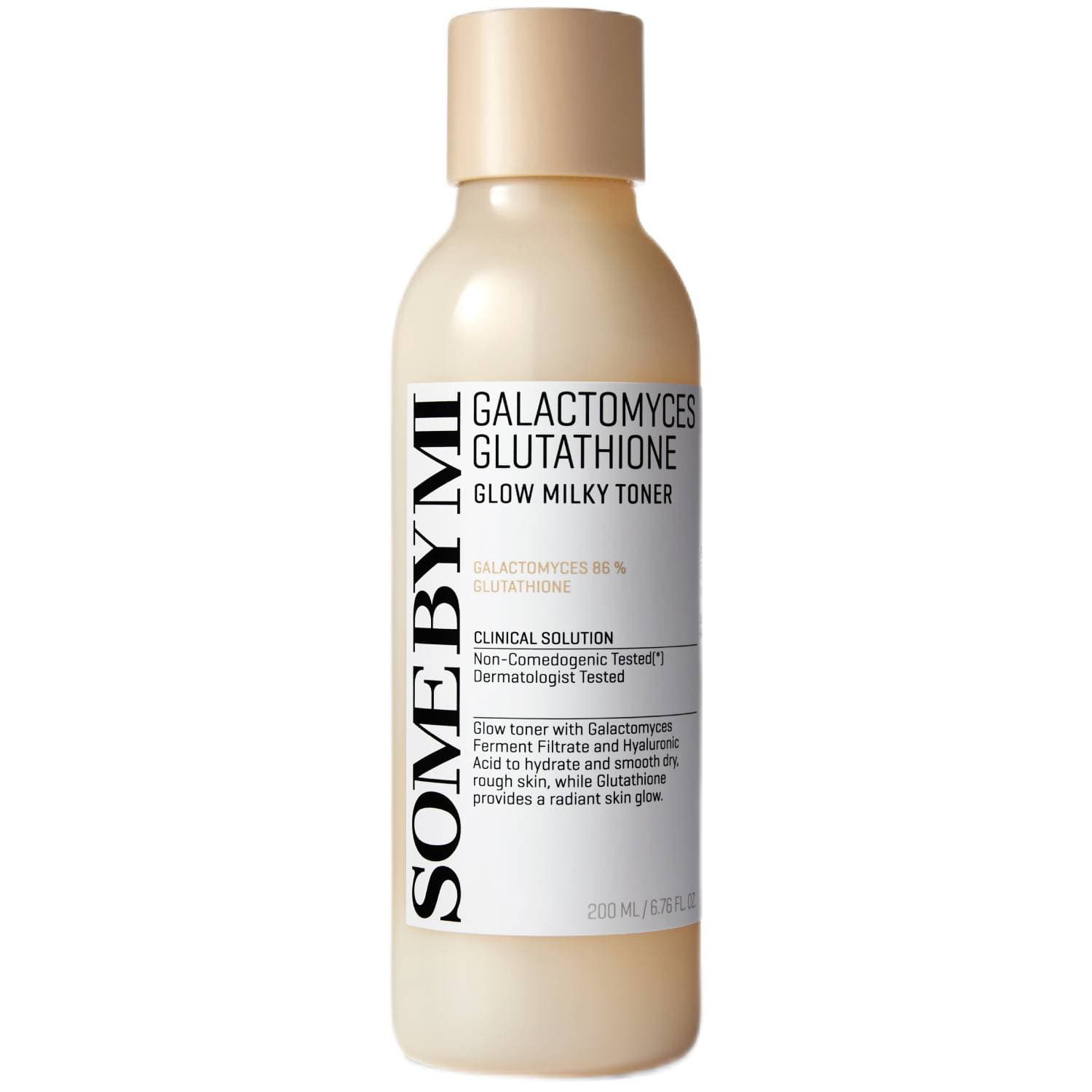 Сом Бай Ми Молочный тонер с галактомисисом и витамином С для лица Glutathione Glow Milky Toner, (Some By Mi, Galactomyces
