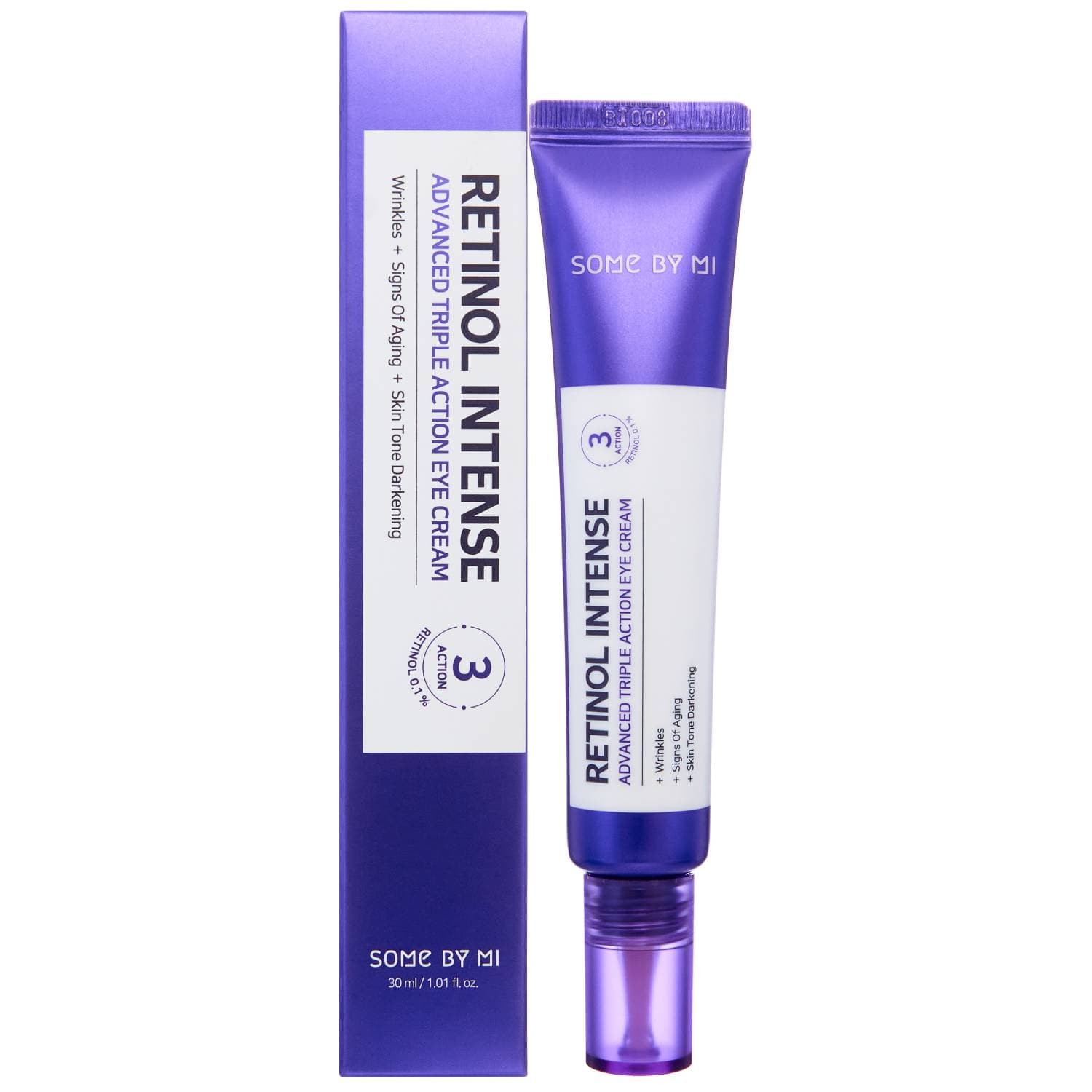 Сом Бай Ми Интенсивный крем с ретинолом для кожи вокруг глаз Advanced Triple Action Eye Cream, (Some By Mi, Retinol Intense