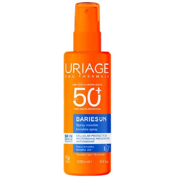 Урьяж Невидимый спрей для лица и тела Invisible Spray SPF 50+, (Uriage, Bariesun
