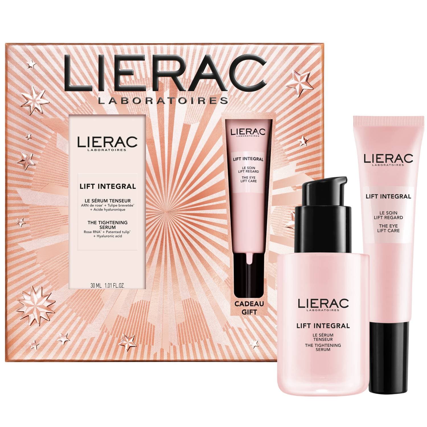 Лиерак Подарочный набор для лица: сыворотка 30 мл + крем для век 15 мл (Lierac, Lift Integral