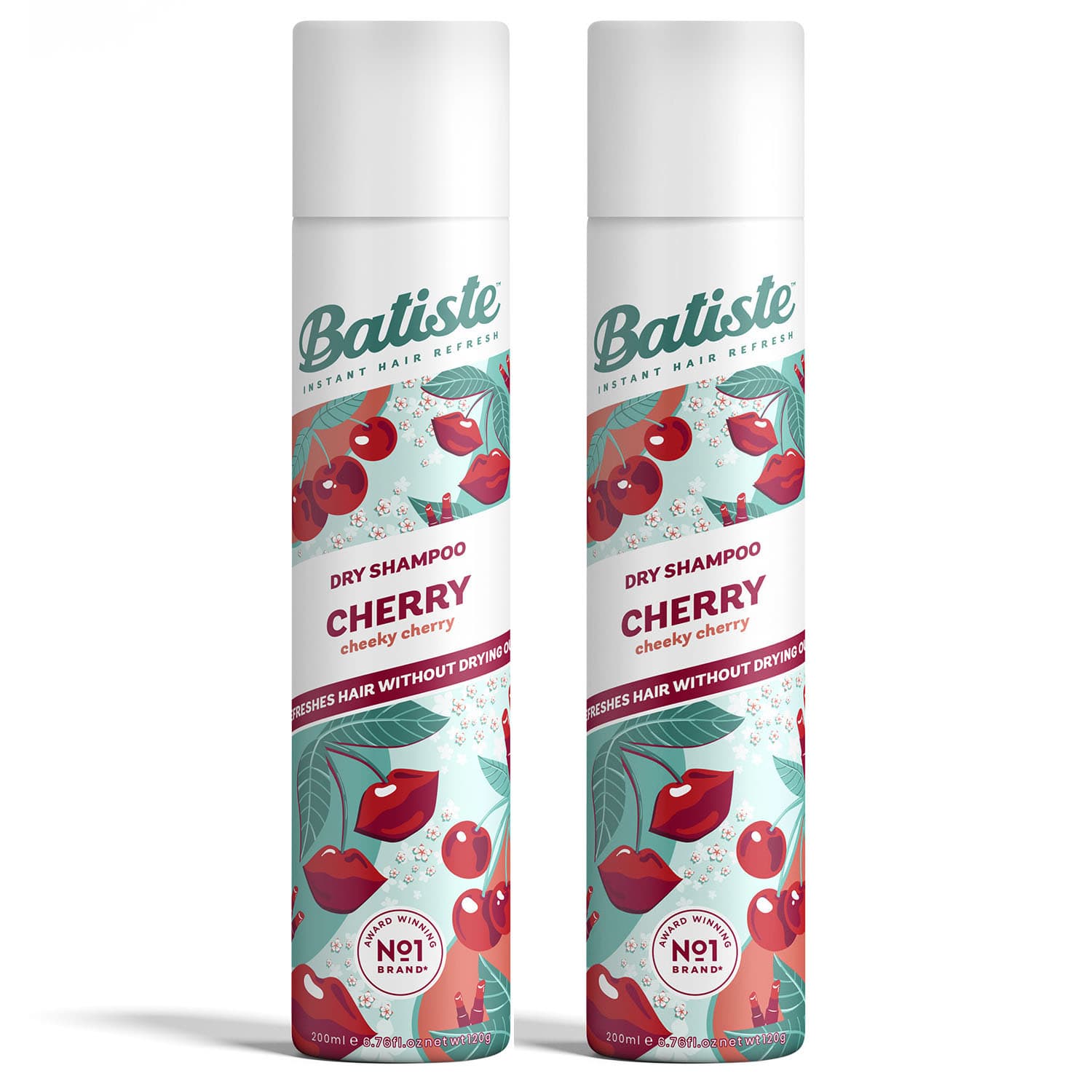 Батист Сухой шампунь для волос Cherry с ароматом вишни, 2 х (Batiste, Fragrance
