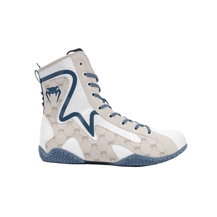 Боксерки Venum Elite Monogram Boxing White/Blue