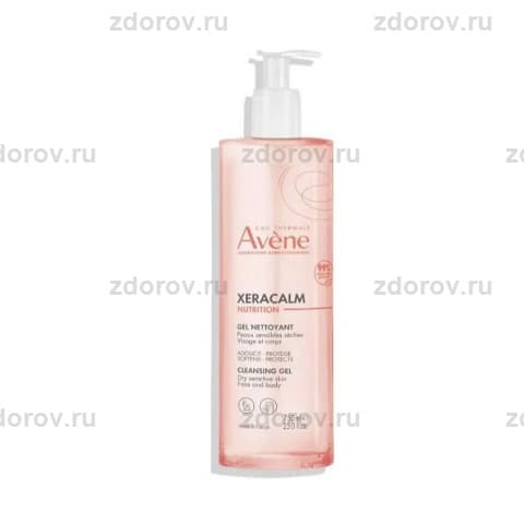 Авен (Avene) Ксеракалм нутришн гель легк/пит/очищ. фл