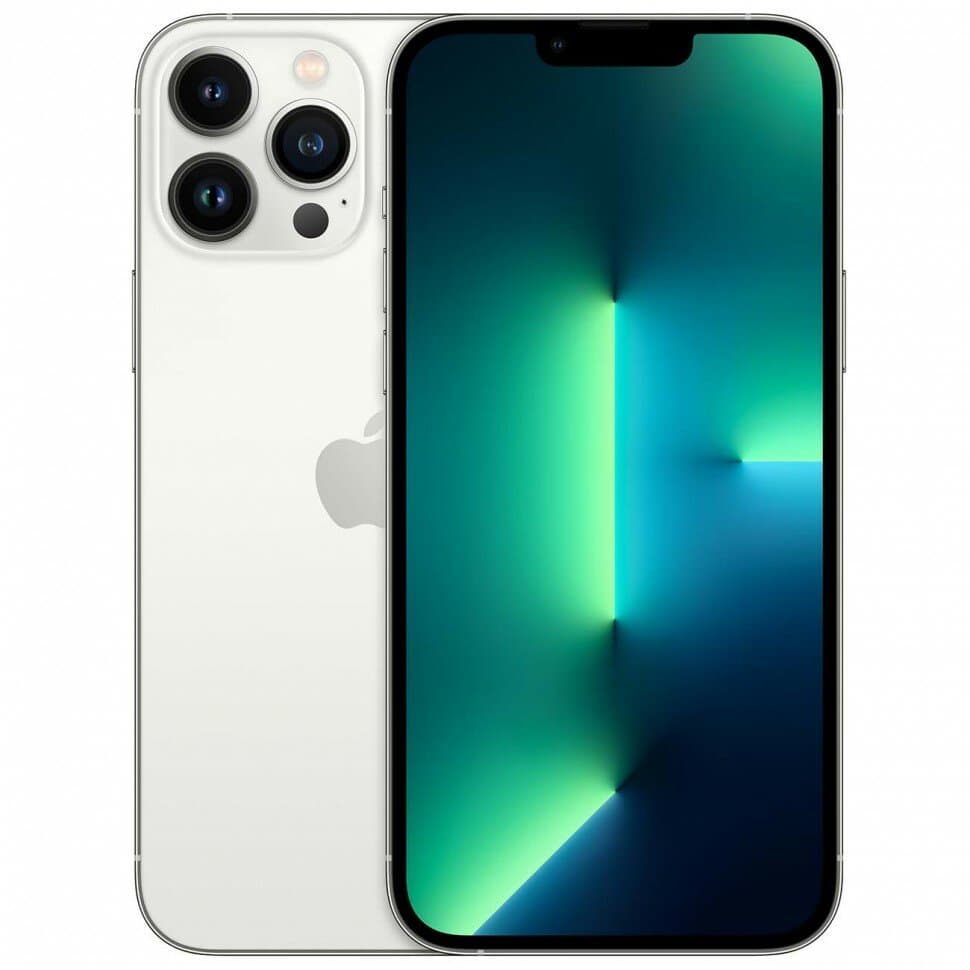 Смартфон Apple iPhone 13 Pro Max 256 ГБ, серебристый, Ростест, БУ