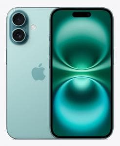 Смартфон Apple iPhone 16 Plus 128 ГБ, Dual: nano SIM + eSIM, Teal