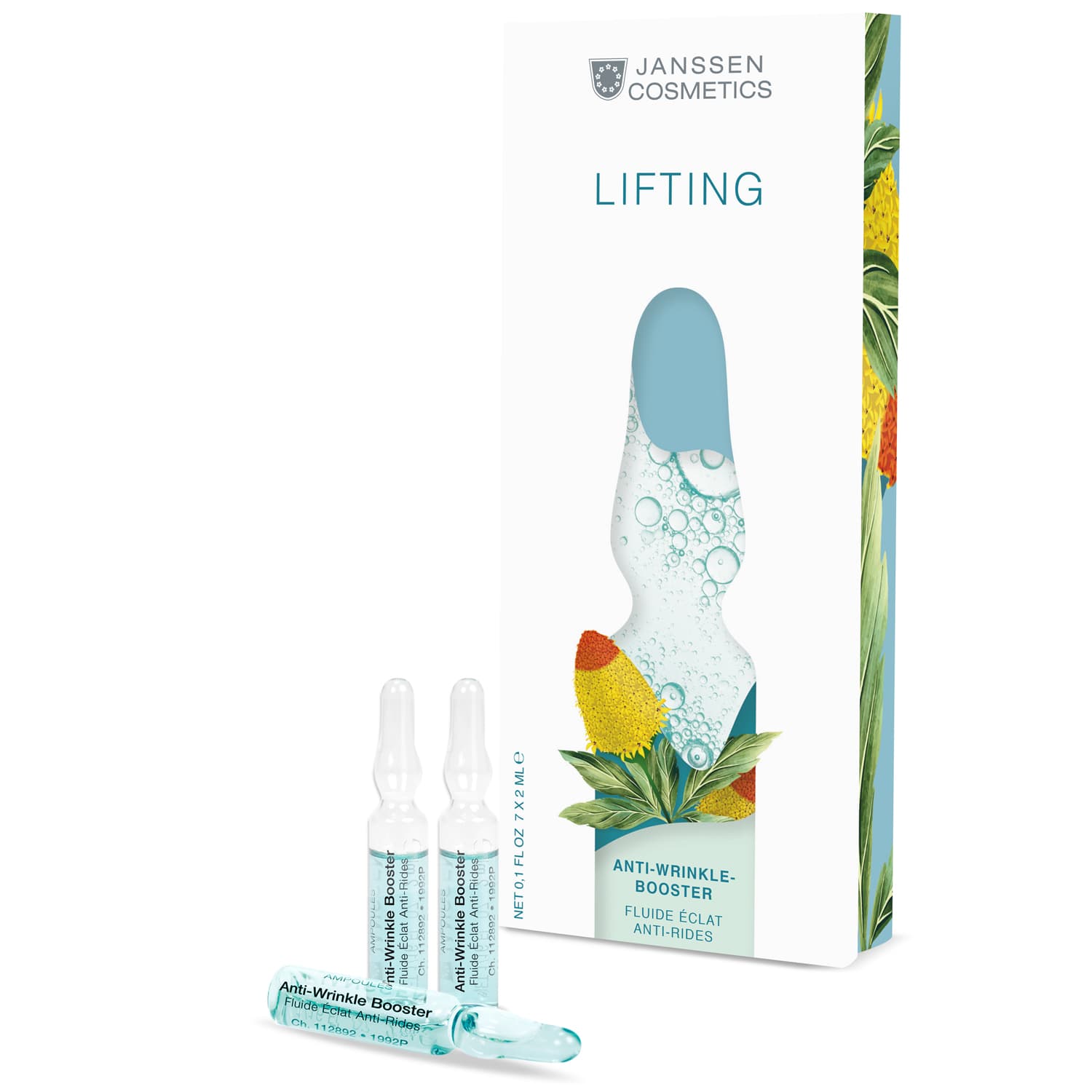 Реструктурирующая сыворотка в ампулах с лифтинг-эффектом Anti-Wrinkle Booster, 7х