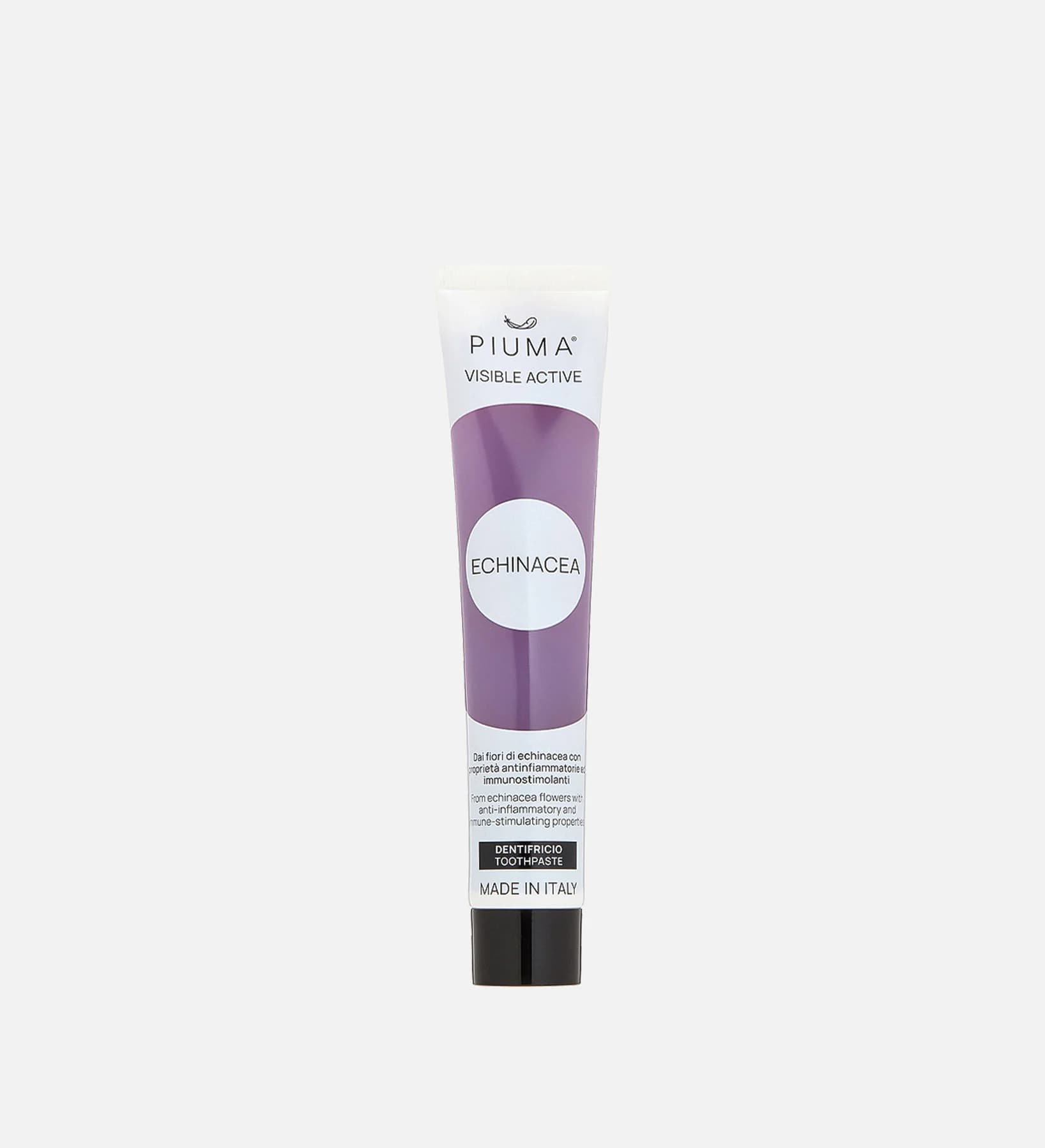 Visible active toothpaste with echinacea