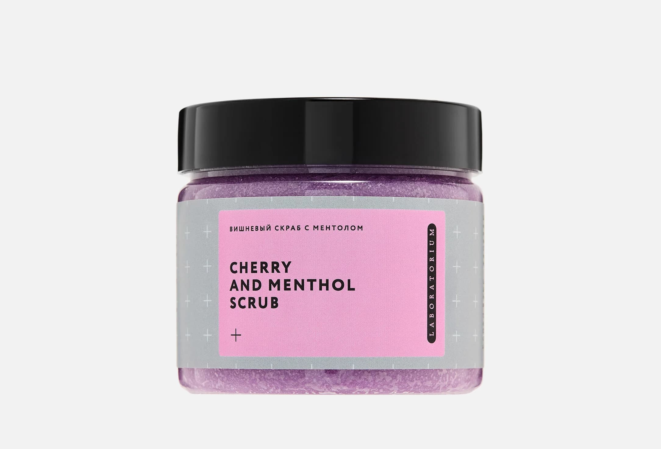 cherry & menthol scrub