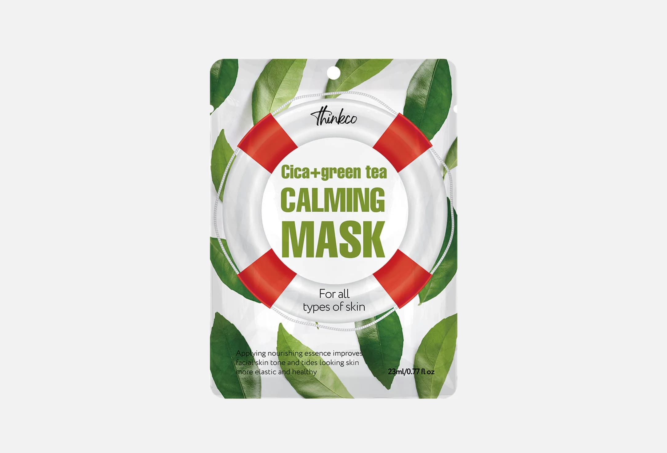 Cica Green tea Calming Mask Pack