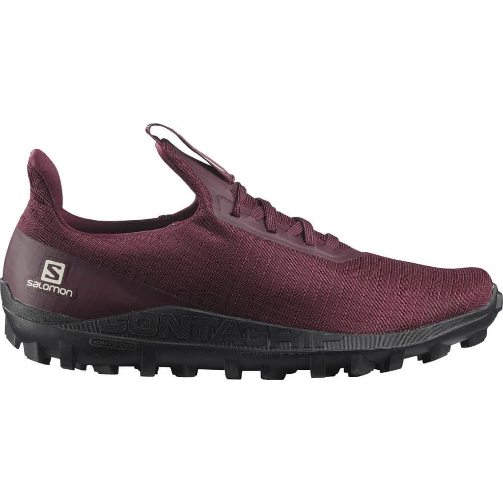 Женские кроссовки для бега Salomon Gripster бордовые