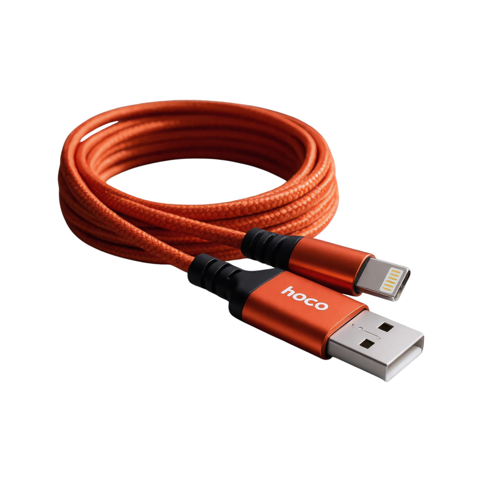 Кабель USB - Lightning HOCO X14 2м красный/черный (6957531062899)