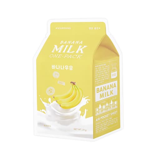Молочная маска с экстрактом банана Milk One Pack #Banana Milk