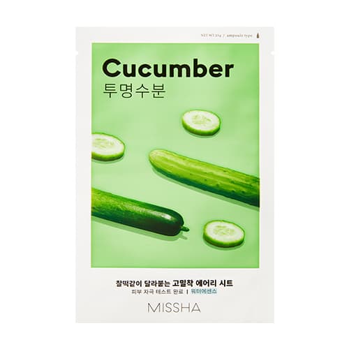 Маска с огурцом AIry Fit Sheet Mask # огурец