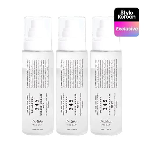 Набор из трёх успокаивающих мист-кремов 345 Relief Cream Mist (3шт)