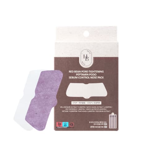 Носовые полоски для контроля себума Red Bean Pore Tightening Peptamin Podo Sebum Control Nose Pack ( .)