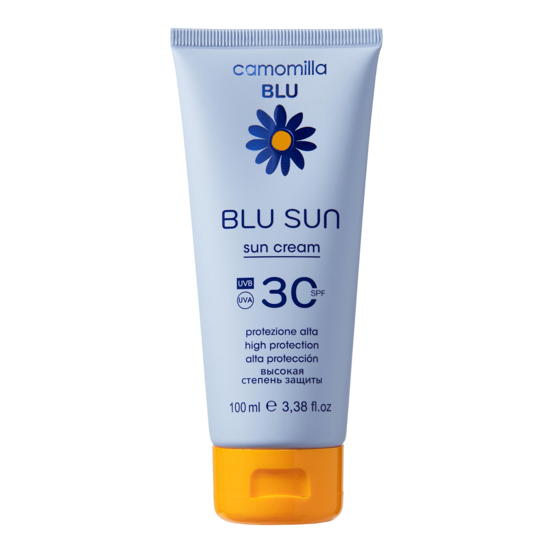 Blu sun cream high protection Солнцезащитный крем для лица и тела высокая степень защиты spf 30
