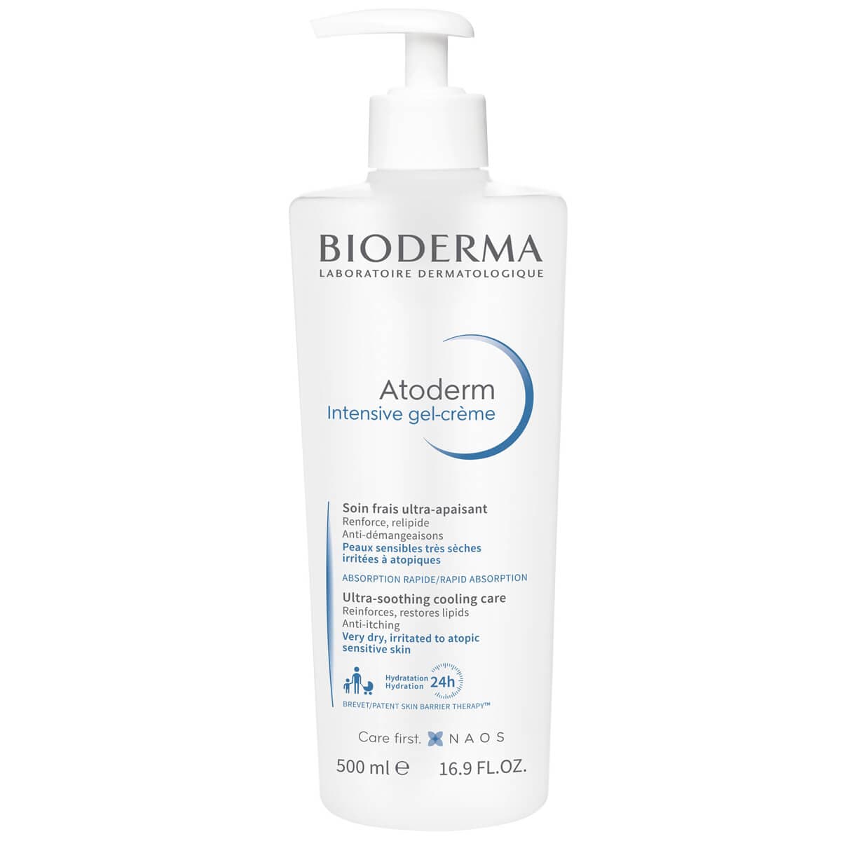 Atoderm Интенсив Гель-крем Освежающий при атопии и экземе для всей семьи, , Bioderma