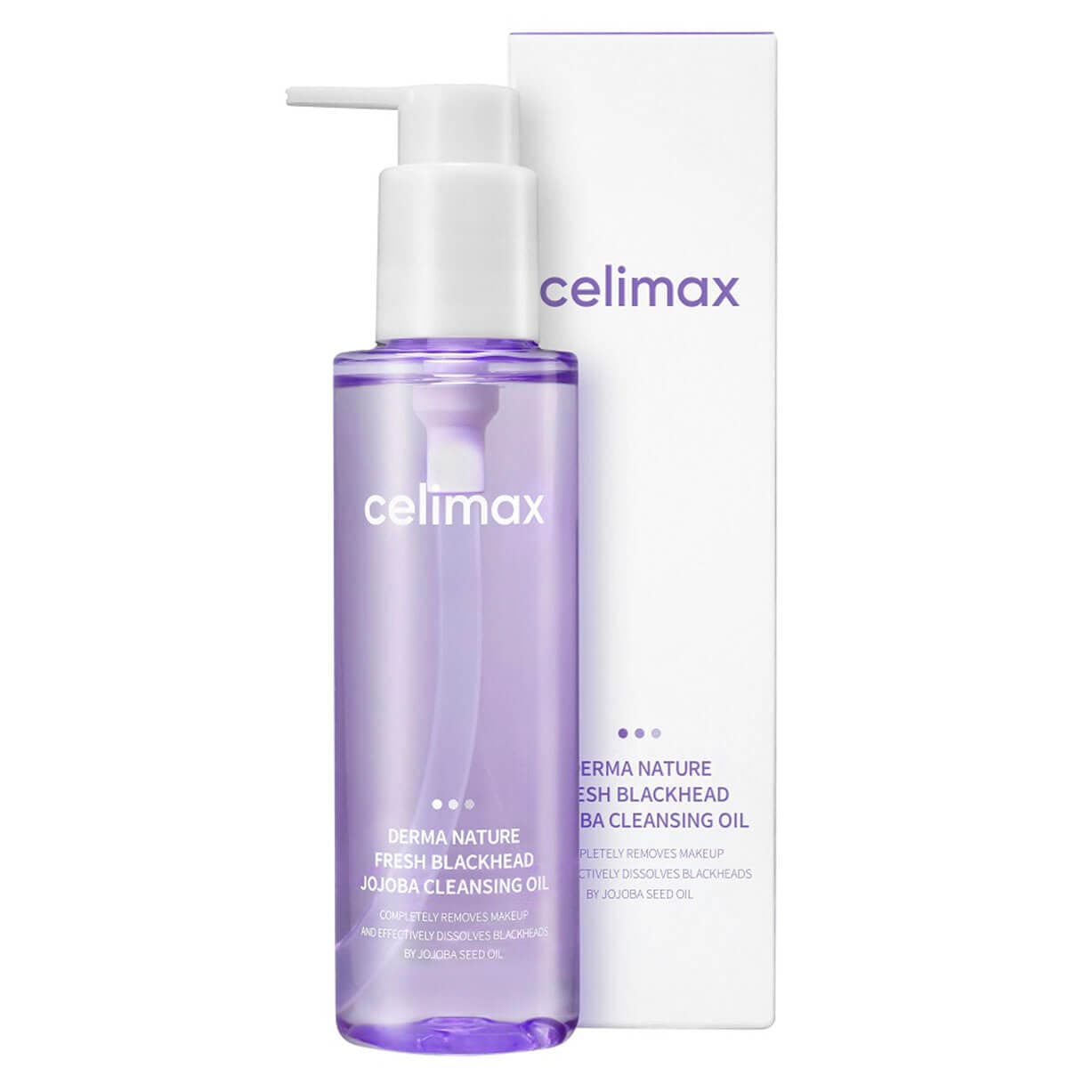 Гидрофильное масло от чёрных точек Derma Nature Fresh Blackhead Jojoba Cleansing Oil, , Celimax