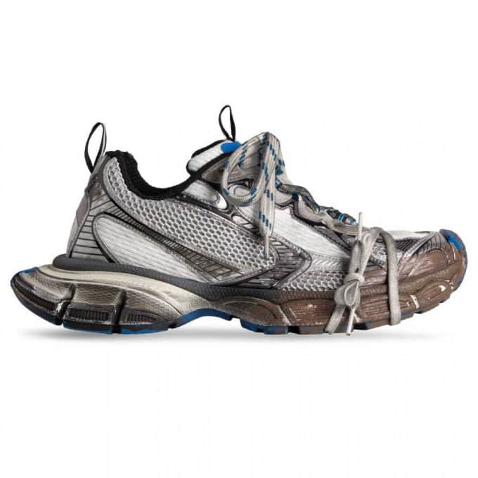 Кроссовки Balenciaga 3XL Sneaker Worn-Out - Dark Grey Blue