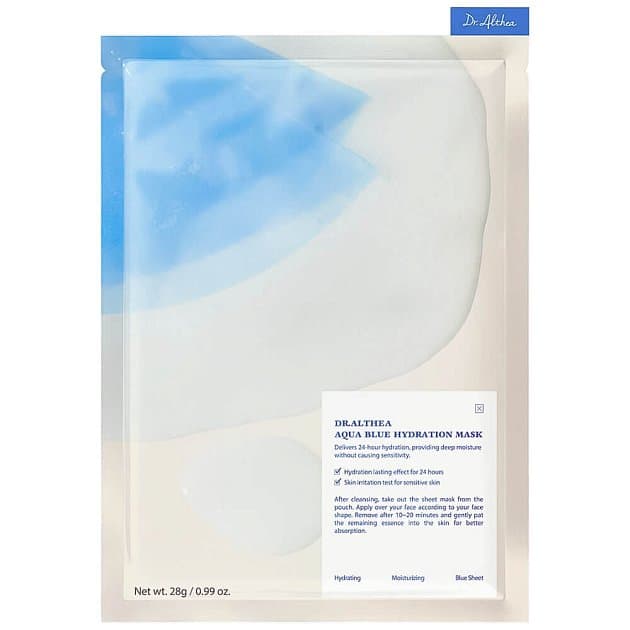 Увлажняющая тканевая маска с азуленом и агавой Dr. Althea Aqua Blue Hydration Mask