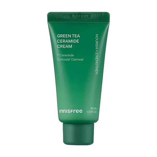 Восстанавливающий крем с зелёным чаем и церамидами Innisfree Green Tea Ceramide Cream