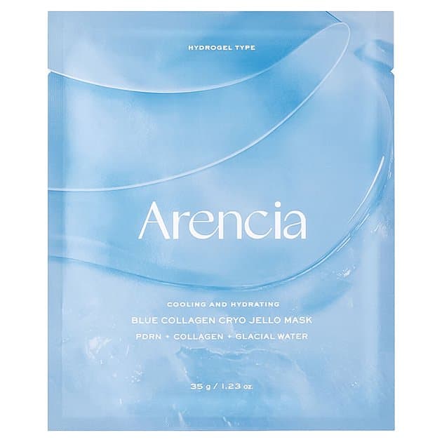 Охлаждающая гидрогелевая маска с ПДРН и коллагеном Arencia Blue Collagen Cryo Jello Mask