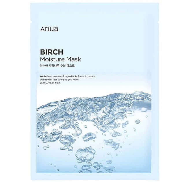 Увлажняющая тканевая маска с берёзовым соком Anua Birch Moisture Mask