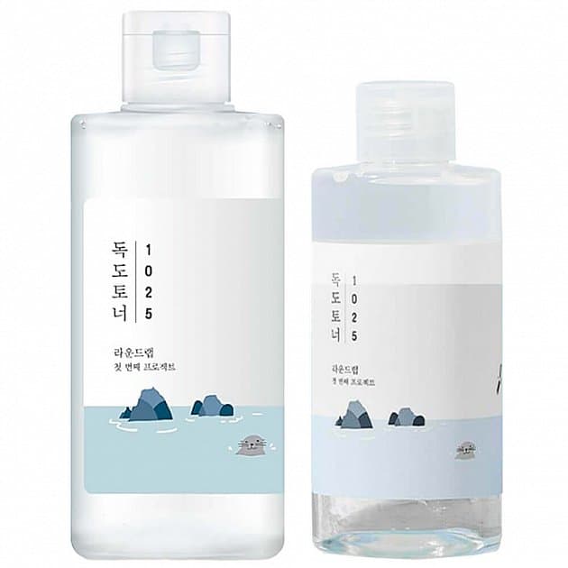 Отшелушивающий тоник с морской водой Round Lab 1025 Dokdo Toner
