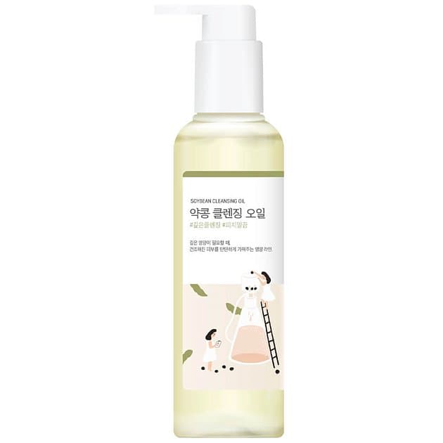 Питательное гидрофильное масло с чёрной соей Round Lab Soybean Cleansing Oil