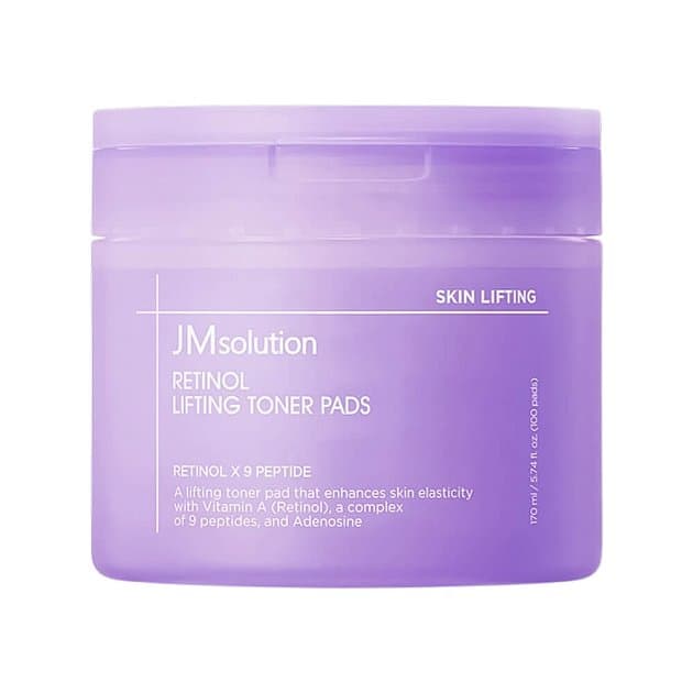 Антивозрастные пэды с ретинолом и пептидами JMsolution Retinol Lifting Toner Pads