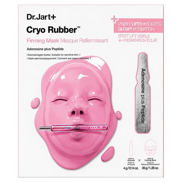Гидрогелевая маска для упругости кожи Dr.Jart+ Cryo Rubber™ Firming Mask Adenosine Plus Peptide