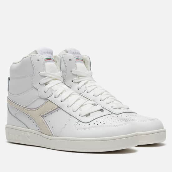 Magic Basket Mid Leather Lilac Marble