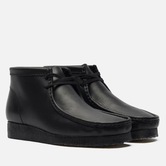 Мужские ботинки Clarks Originals Wallabee Boot Black Leather