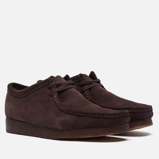 Мужские ботинки Clarks Originals Wallabee Chocolate Suede
