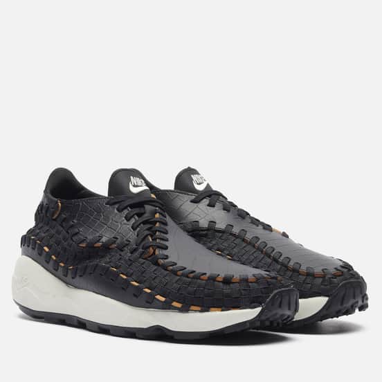 Кроссовки Nike Wmns Air Footscape Woven Premium Black/Pale Ivory/Desert Ochre