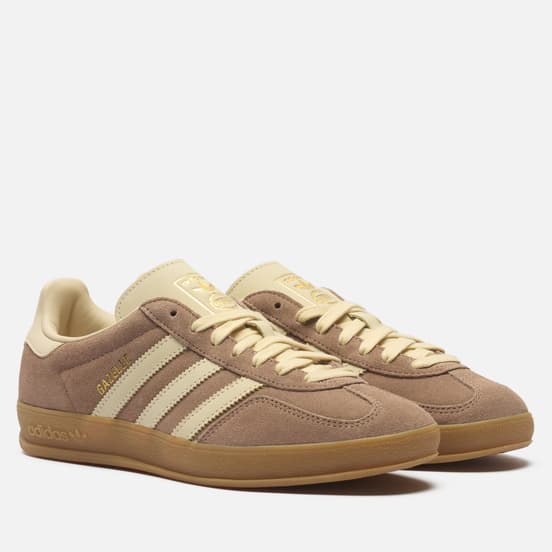 Кроссовки adidas Originals Gazelle Indoor Trace Brown/Warm Vanilla/Gum