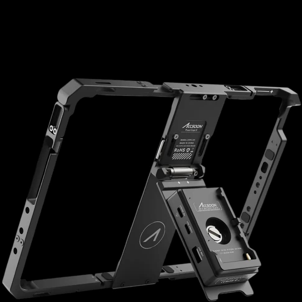 Клетка Accsoon Power Cage II для iPad + адаптер NP-F ACC04 NP-F Battery Plate