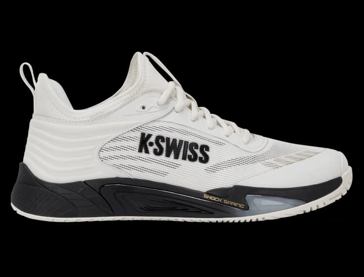 Кроссовки мужские K-Swiss Hypercourt Pinnacle (Белый/Безлунная Ночь/Золото)