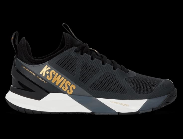 Кроссовки мужские K-Swiss K-Frame Speed Rublo (Безлунная Ночь/Белый/Золото)