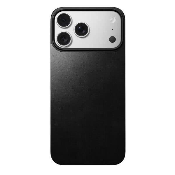 Кожаная задняя панель Nomad Magnetic Leather (Horween) Magsafe для iPhone 17 Pro/18 Pro Black