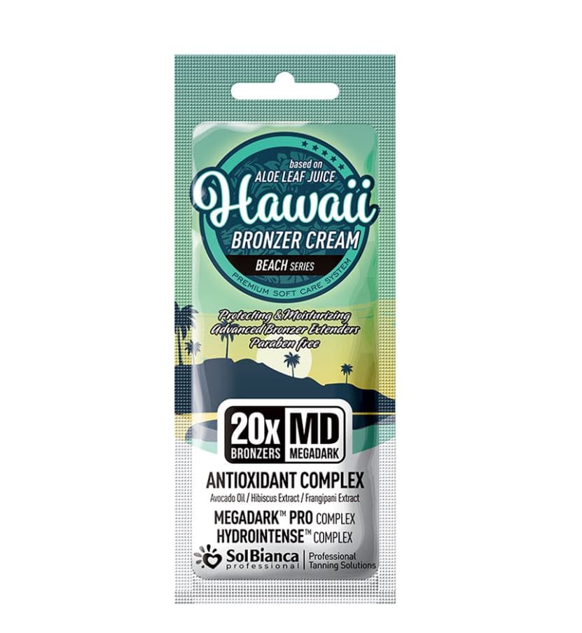 SolBianca Hawai 20x Bronzers с маслом авокадо, экстрактами гибискуса и франжипани