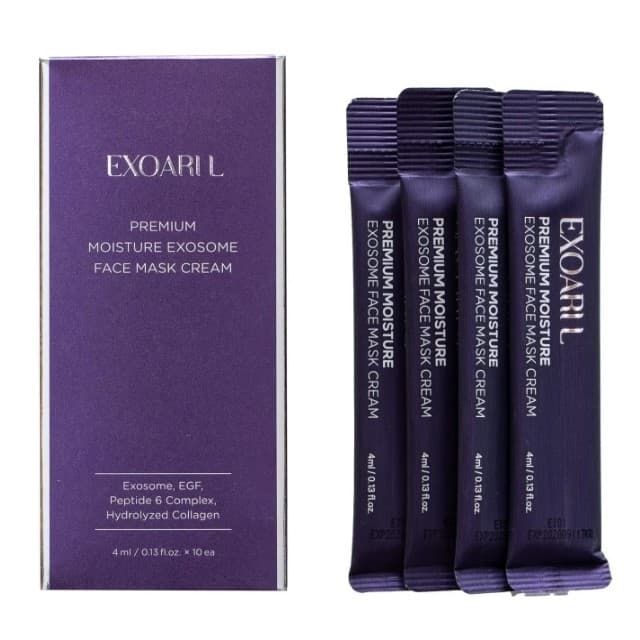 Крем-маска с экзосомами мандарина и пептидами Premium moisture exosome *10шт
