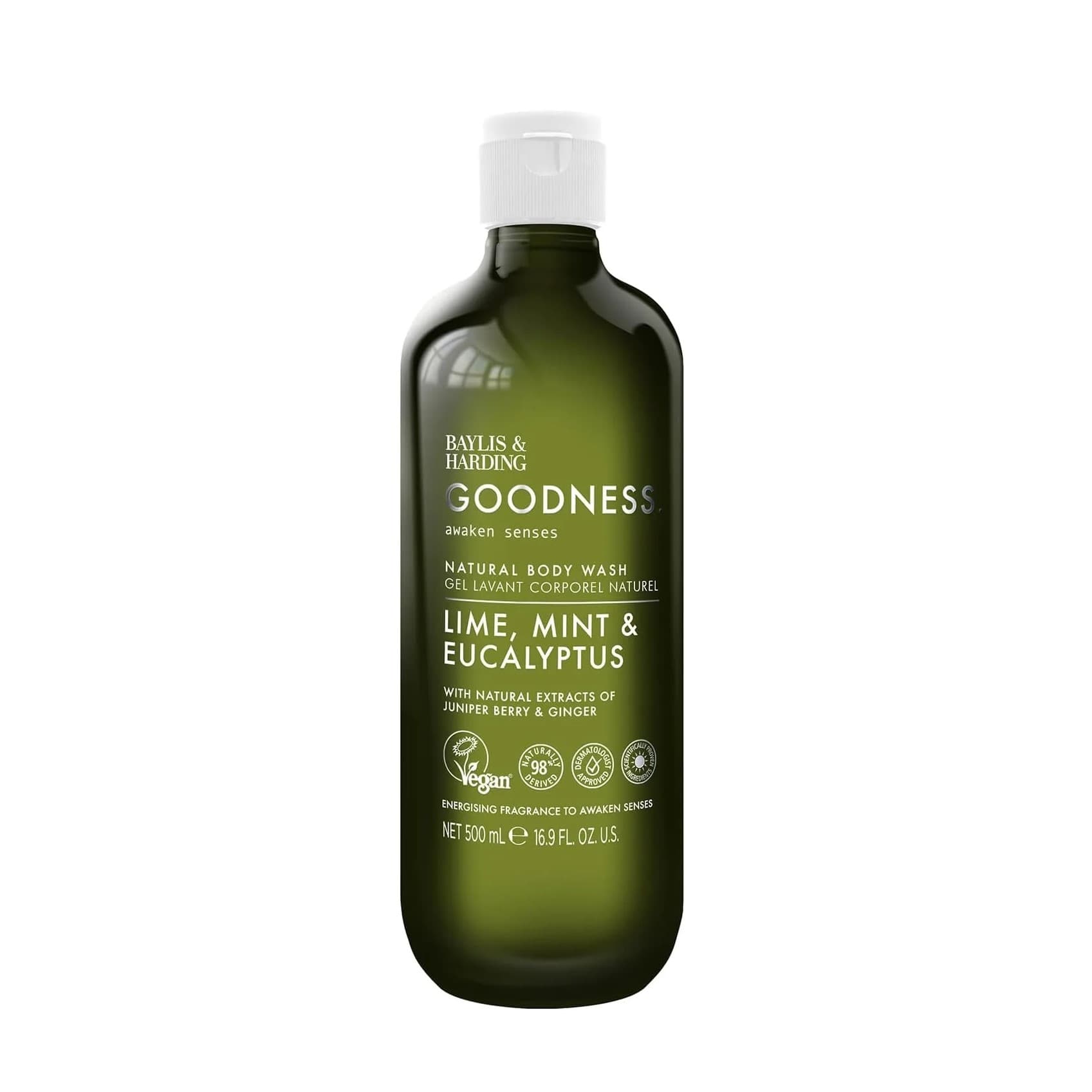 Goodness Awaken Lime, Mint & Eucalyptus Body Wash Гель для душа