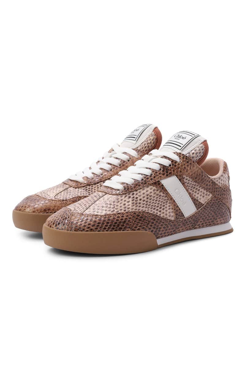 Кожаные кеды Chloé Kick