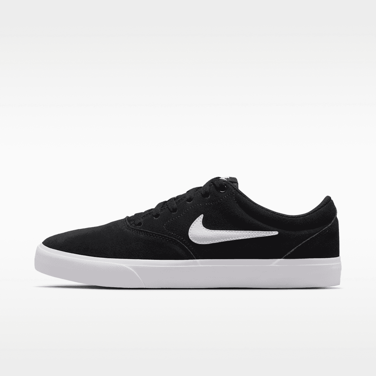 Мужские кеды Nike Charge Suede Black/Black/White