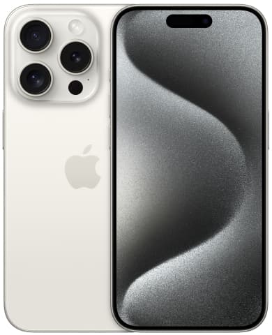 Apple iPhone 15 Pro 128GB, White Titanium