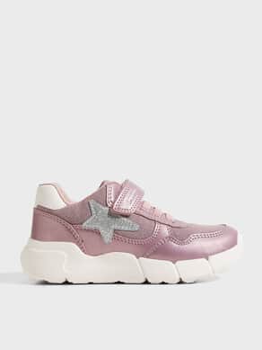 Детские кроссовки GEOX B FLEXYPER MINI GIRL Артикул 5060574, пыльно-розовый