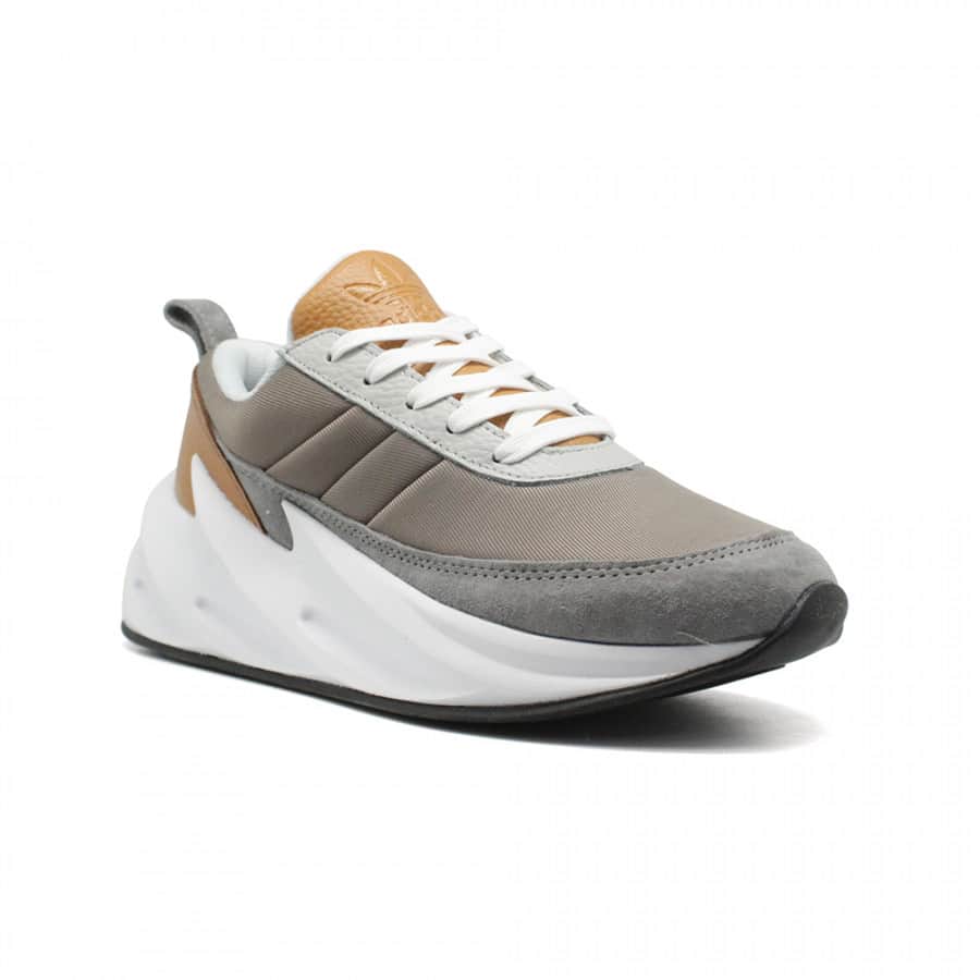 Кроссовки Adidas Sharks серые с белым (35-44)